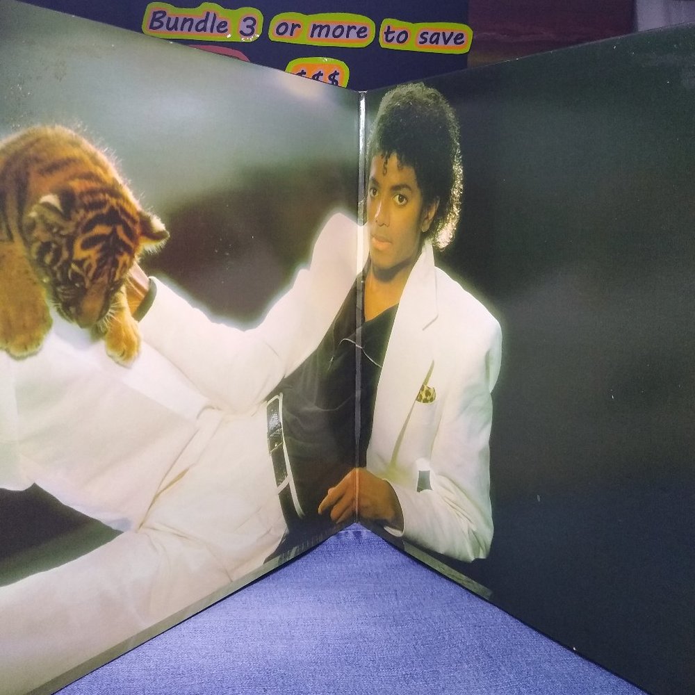 Michael Jackson Thriller 1982 Gatefold Vinyl record "G" - Picture 3 of 6
